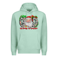 Seafoam with god all things are possible santa Premium Hoodie - CowhideDigitalArt