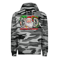 Slate Camo with god all things are possible santa Premium Hoodie - CowhideDigitalArt