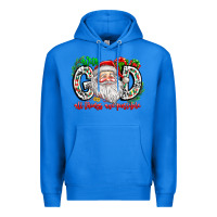 True Royal with god all things are possible santa Premium Hoodie - CowhideDigitalArt