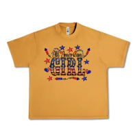 Peanut Butter All American Girl Urban Heavy Tee - CowCowDesign