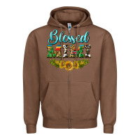 Chestnut blessed mimi Zipper Hoodie - BarkalooDesign