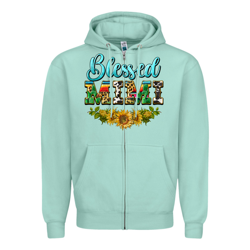 Blessed Mimi Zipper Hoodie by BarkalooDesign | Teevron