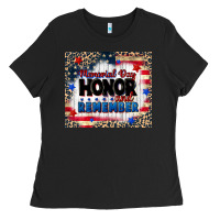 Black memorial day honor and remember Ladies Tee - CowGirlArtShop