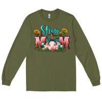 Army Green Show mom pig Mother's Day Long Sleeve Tee - FaDigitalArtStudio