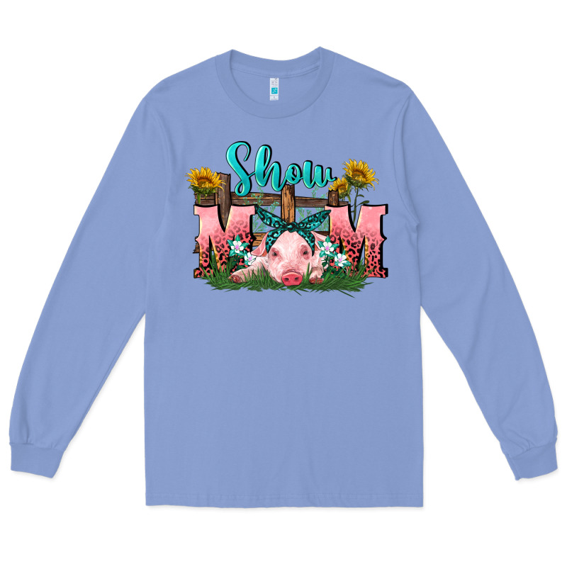 Show Mom Pig Mother's Day Long Sleeve Tee by FaDigitalArtStudio | Teevron