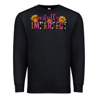 Black perfectly imperfect Premium Sweatshirt - AdoDesignShop
