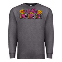 Charcoal Heather perfectly imperfect Premium Sweatshirt - AdoDesignShop
