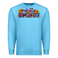 Ocean Blue perfectly imperfect Premium Sweatshirt - AdoDesignShop
