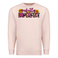 Pale Pink perfectly imperfect Premium Sweatshirt - AdoDesignShop