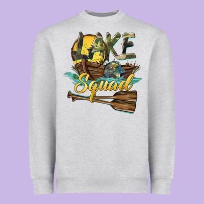 Lake Squad Heavyweight Sweatshirt Designed By Barkaloodesign