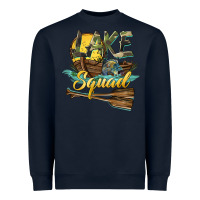 Navy lake squad Heavyweight Sweatshirt - BarkalooDesign