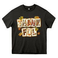 Asphalt Thankful with Plate Heavy Core Tee - texasbilliewilder