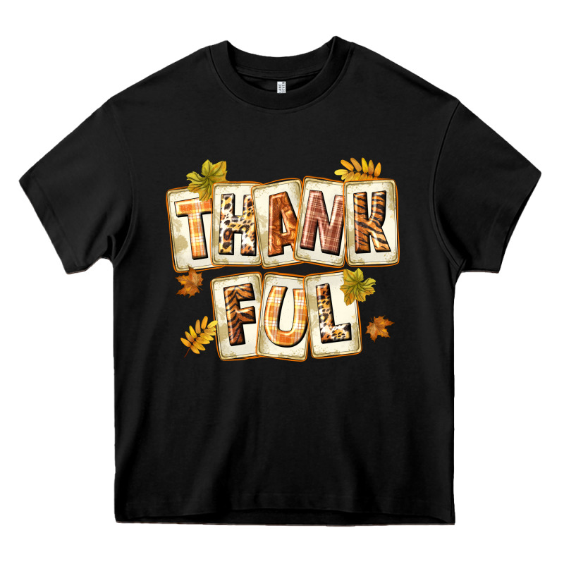 Thankful With Plate Heavy Core Tee by texasbilliewilder | Teevron
