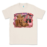 Natural Valentine's day mama cow and baby cows Classic Tee - RanaPortraitStore