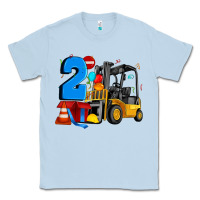 Dusty Blue forklift birthday two Classic Tee - Artiststas