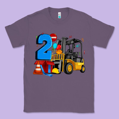 Forklift Birthday Two Classic Tee Designed By Artiststas