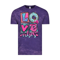 Cloud Purple love vibes Vintage Tee - OliviaCreatesArt