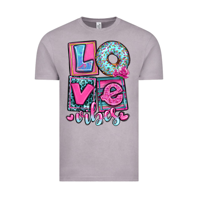 Love Vibes Vintage Tee by OliviaCreatesArt | Teevron