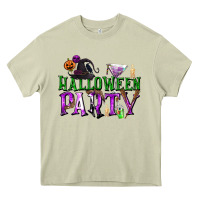 Mossy Halloween Party Heavy Core Tee - texasbilliewilder