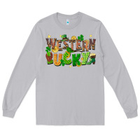 Moon Dust western lucky St. Patricks Day Long Sleeve Tee - FaDigitalArtStudio