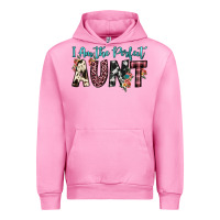 Fuchsia Pink i am perfect aunt Urban Hoodie - JahusDesignShop