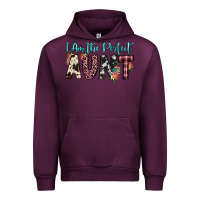 Mauve Wine i am perfect aunt Urban Hoodie - JahusDesignShop