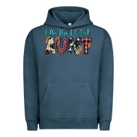 Pigment Midnight Navy i am perfect aunt Urban Hoodie - JahusDesignShop