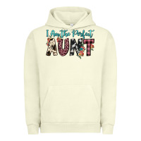Pigment Pistachio i am perfect aunt Urban Hoodie - JahusDesignShop