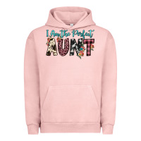 Pigment Salmon i am perfect aunt Urban Hoodie - JahusDesignShop