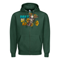 Sports Green don't be an ass donkey Zipper Hoodie - BarkalooDesign