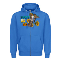 True Royal don't be an ass donkey Zipper Hoodie - BarkalooDesign