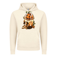 Vintage Artic Halloween Jack O Lantern Bobba Cup Vintage Hoodie - FaDigitalArtStudio