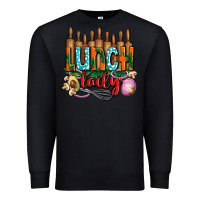 Black lunch lady with onions Premium Sweatshirt - AdoDesignShop