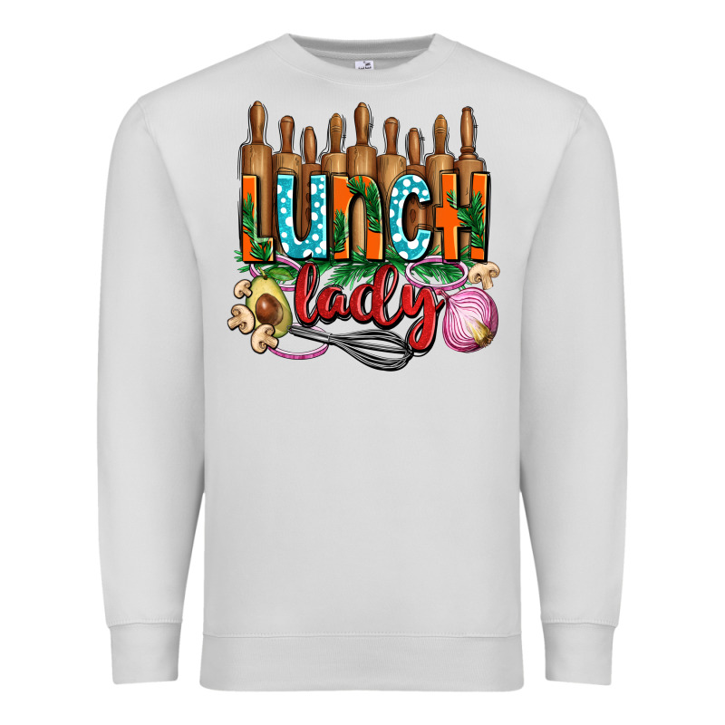 Lunch Lady With Onions Premium Sweatshirt by AdoDesignShop | Teevron