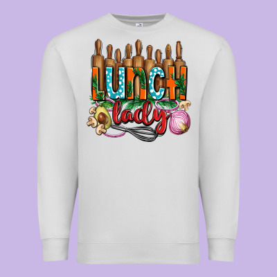 Lunch Lady With Onions Premium Sweatshirt Designed By Adodesignshop