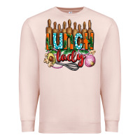 Pale Pink lunch lady with onions Premium Sweatshirt - AdoDesignShop