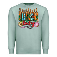 Seafoam lunch lady with onions Premium Sweatshirt - AdoDesignShop