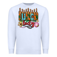 White lunch lady with onions Premium Sweatshirt - AdoDesignShop