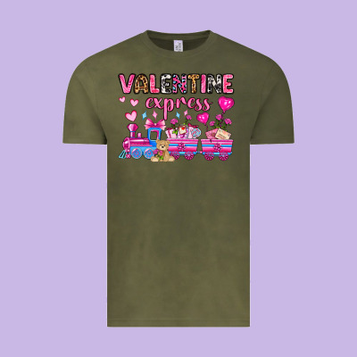 Valentine Express Olivia Vintage Tee Designed By Oliviacreatesart