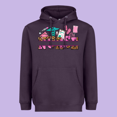 Nurse Custom Name Heavyweight Hoodie Designed By Adodesignshop