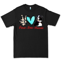 Black Peace Love Aussie Premium Tee - Jasminsmagicworld