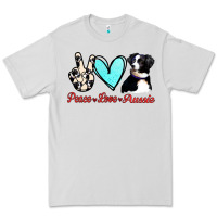 Dove Grey Peace Love Aussie Premium Tee - Jasminsmagicworld
