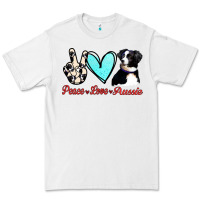 White Peace Love Aussie Premium Tee - Jasminsmagicworld