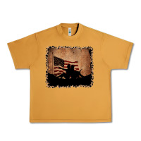 Peanut Butter America Western Cowboy and Cowgirl Leopard Frame Urban Heavy Tee - CowCowDesign