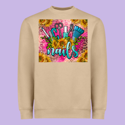 Nails Heavyweight Sweatshirt Designed By Barkaloodesign