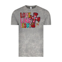 Cloud Rock love like jesus Vintage Tee - OliviaCreatesArt