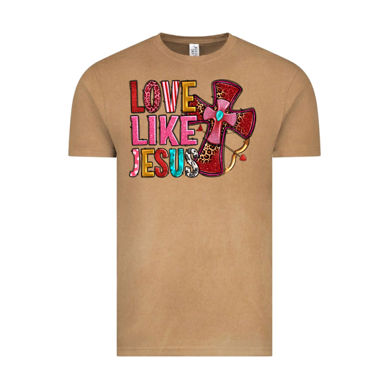 Love Like Jesus Vintage Tee by OliviaCreatesArt | Teevron