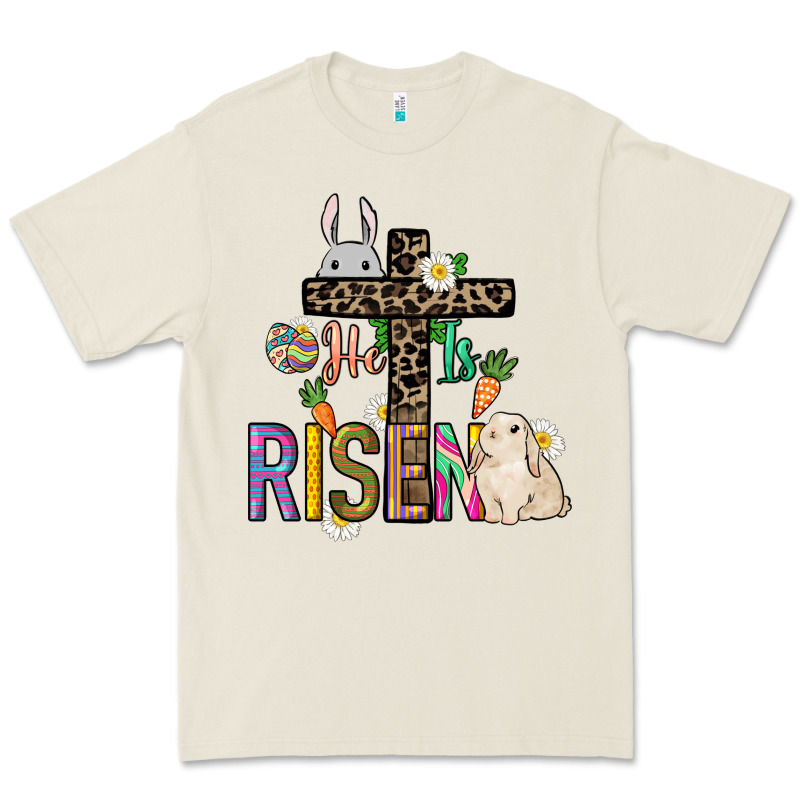 He Is Risen Easter Day Premium Tee by HowdyJamesFarm | Teevron