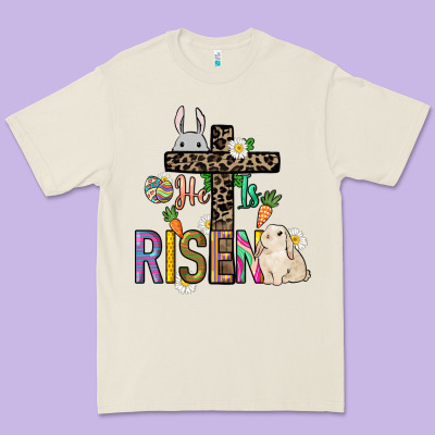 He Is Risen Easter Day Premium Tee Designed By Howdyjamesfarm