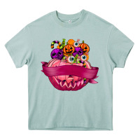Arona Personalized Girl Halloween Candy Heavy Core Tee - texasbilliewilder